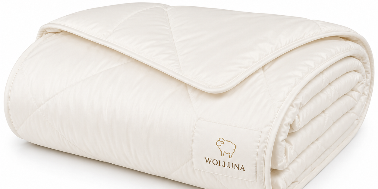 Wolluna Premium Doğal Yün Yorgan – Yazlık, Kışlık ve 4 Mevsim