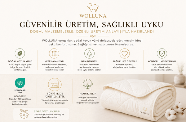 Wolluna Premium Yün Yorgan
